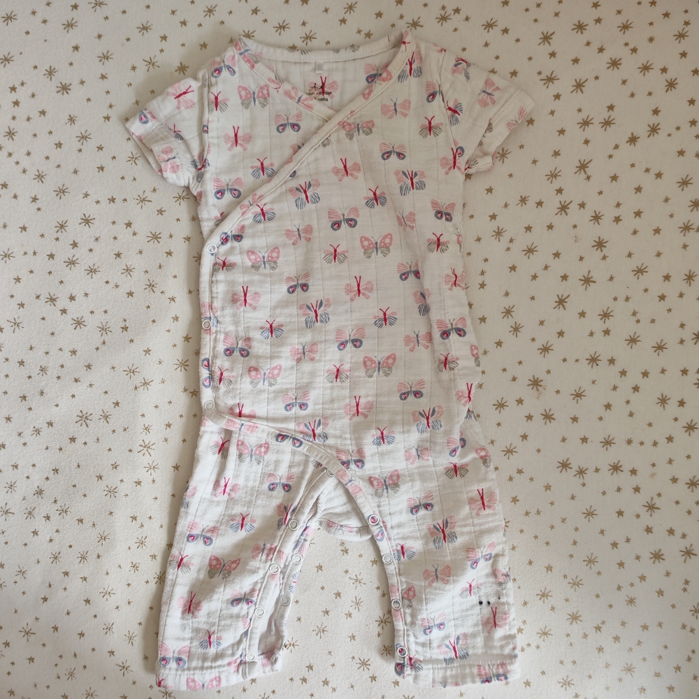 3/25 Aden Anais Baby Girl Short Sleeve